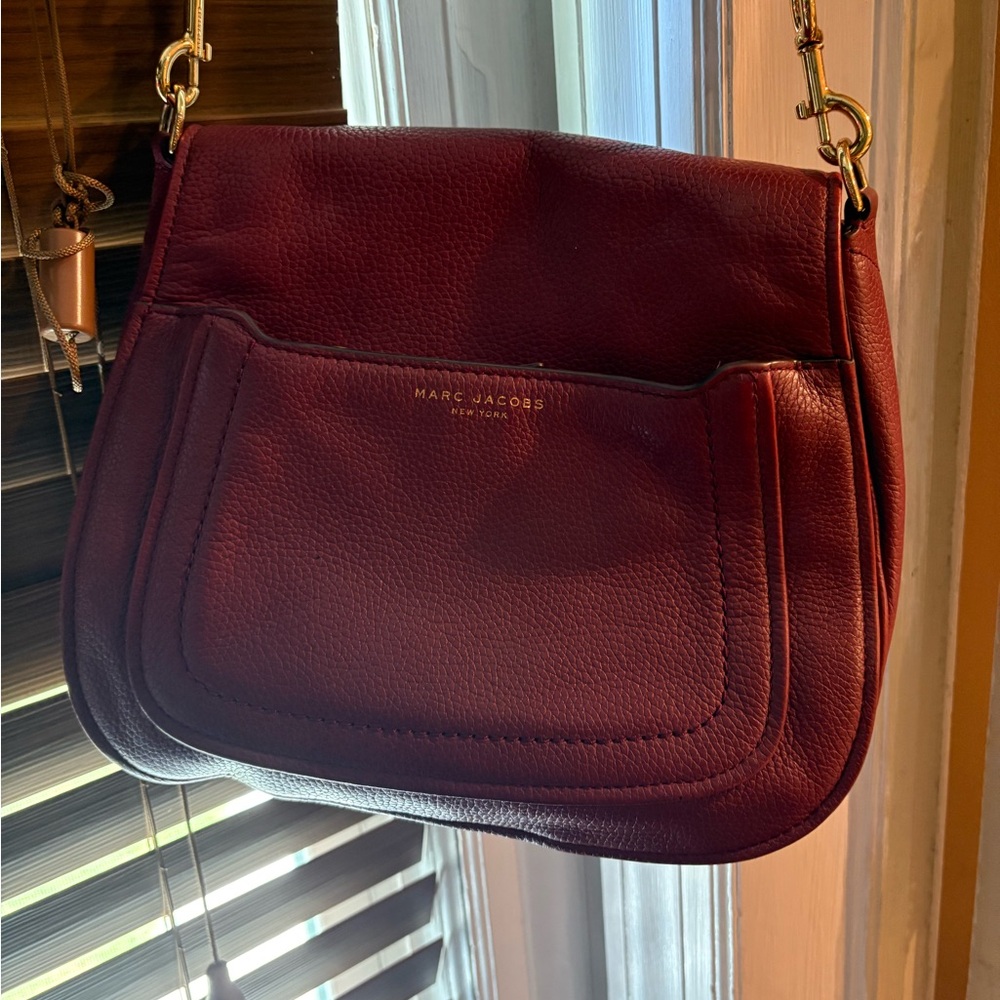 Marc Jacobs Deep Red Shoulder Bag